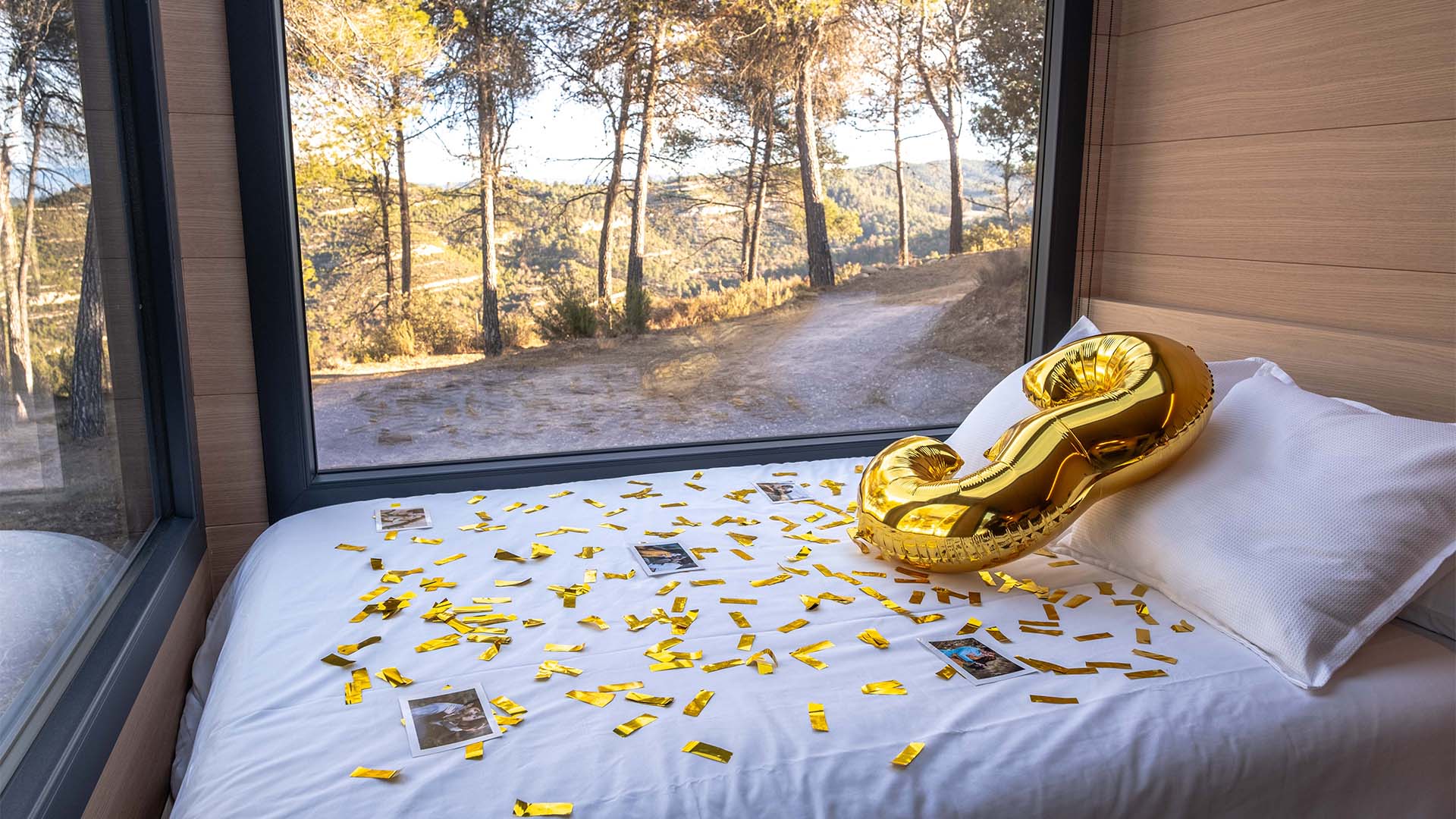 Pack aniversario cabaña globos