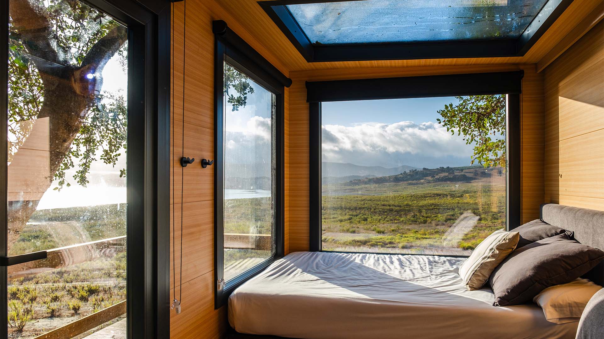 Vistas Embalse Guadalcacín cabaña Cádiz