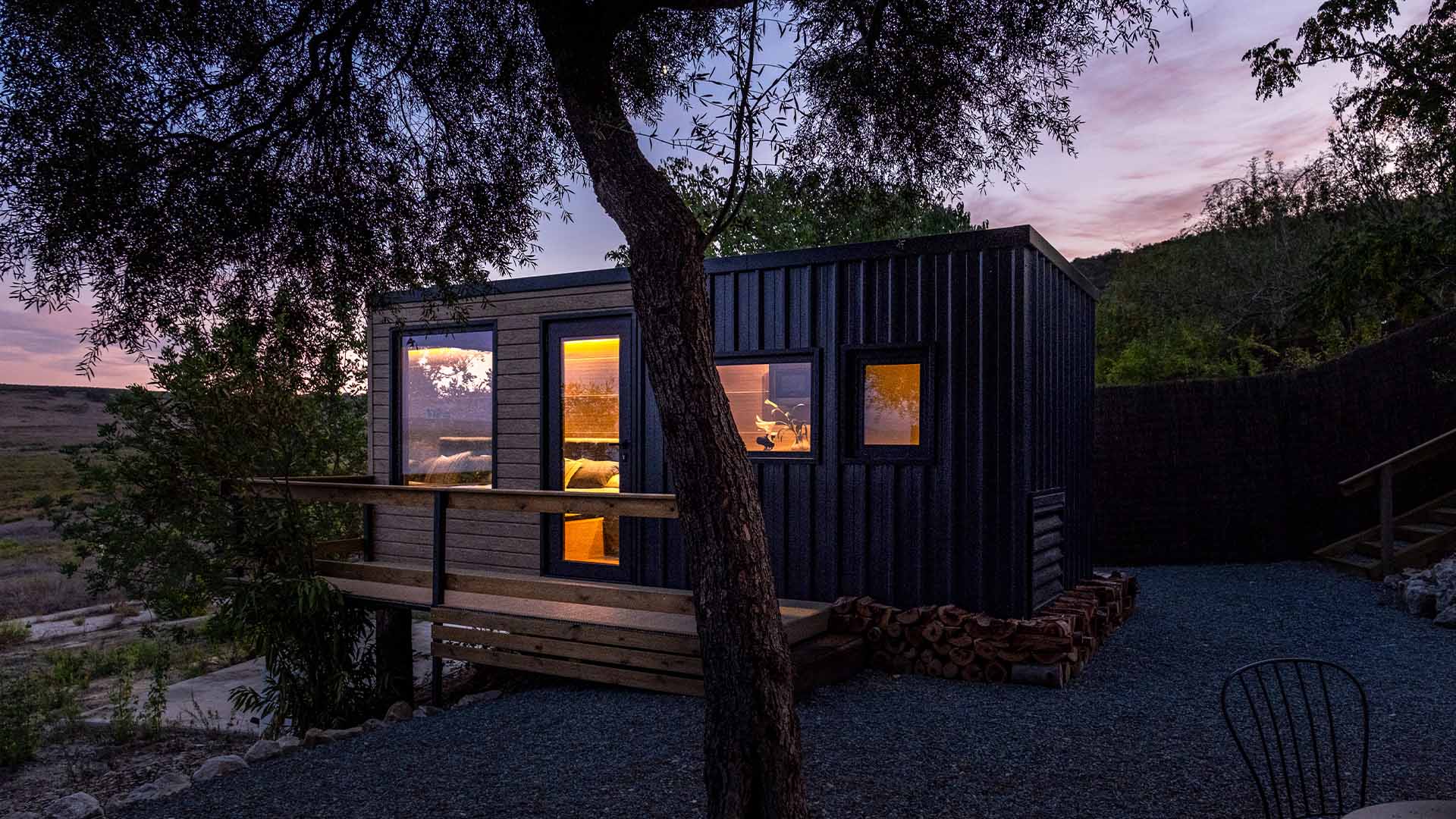 Cabaña glamping Sierra de Cádiz exterior