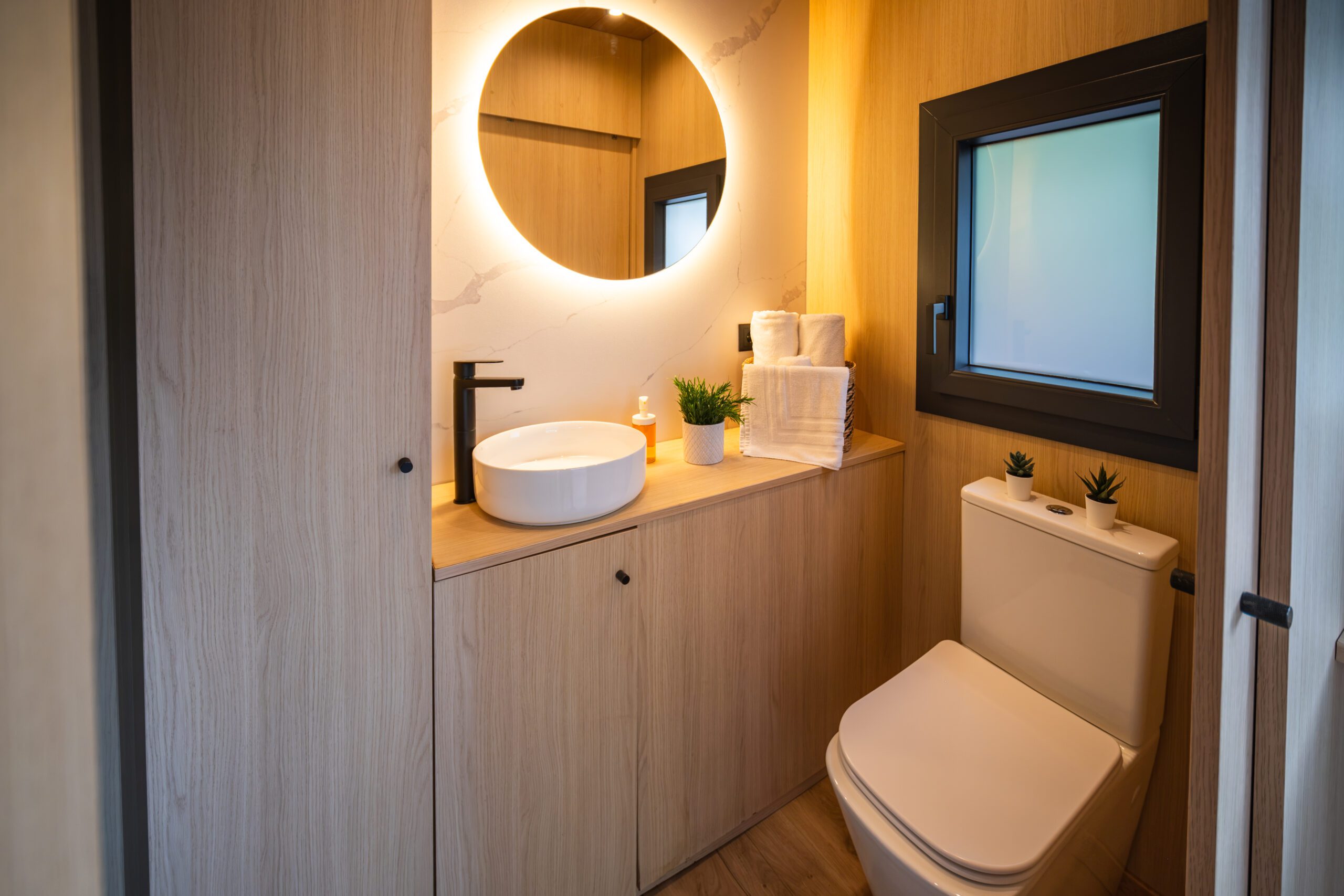 Baño completo cabaña Huesca