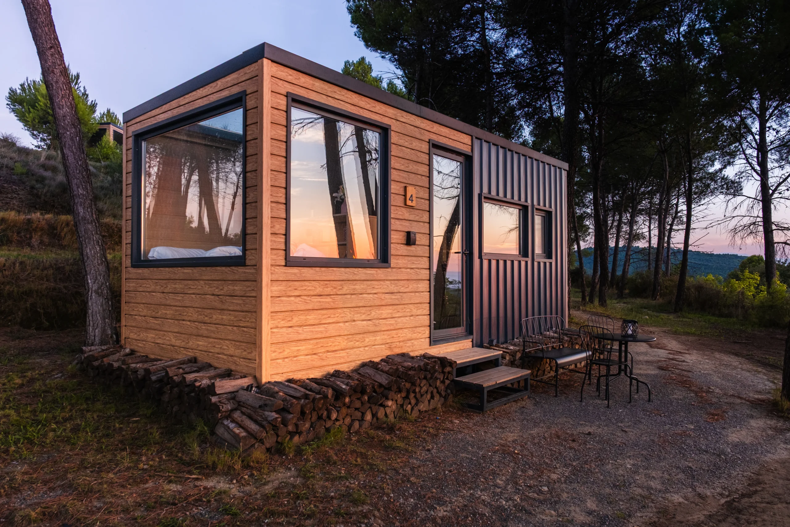 Cabaña con techo panorámico de Nomading Camp en Alcalá del Valle, Sierra de Cádiz